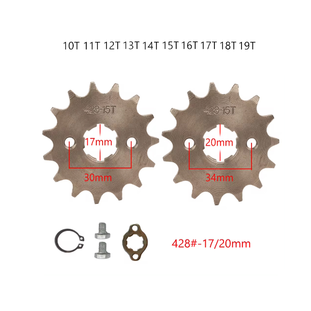 17 20 مللي متر 10T-19T ضرس الم - مراجعة 428 Chain وسعره