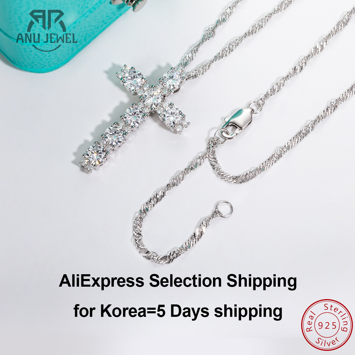 AnuJewel 4MM 2.1 قيراط D اللون - مراجعة Ansi Chain وسعره