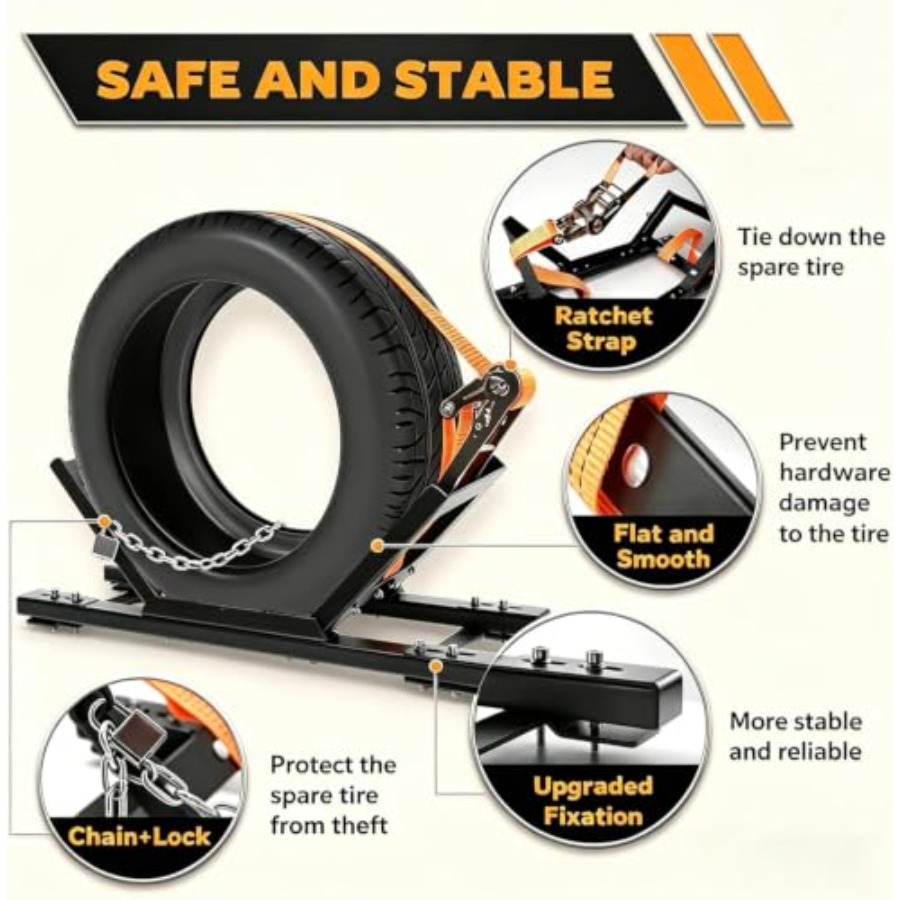 حامل إطارات احتياطية للشاحنات  - مراجعة Steel Chain وسعره